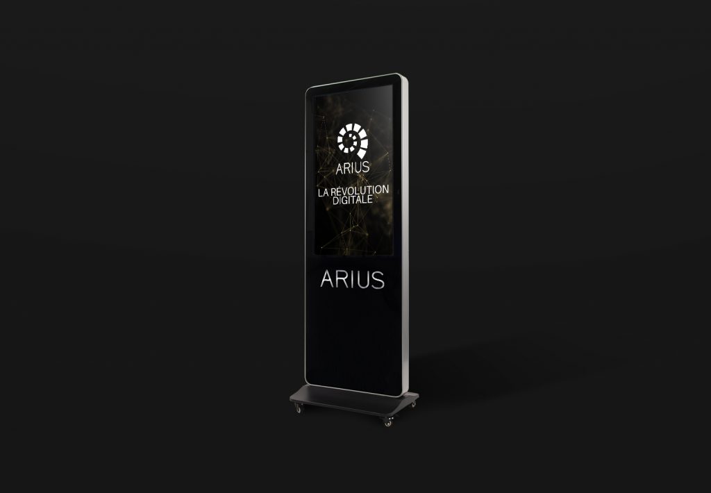 totem interactif arius touch