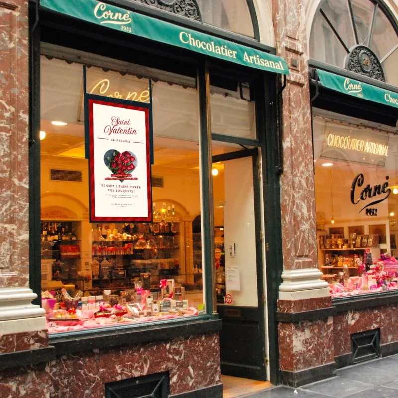 Écran Vitrine Double Face Suspendu – Image 2